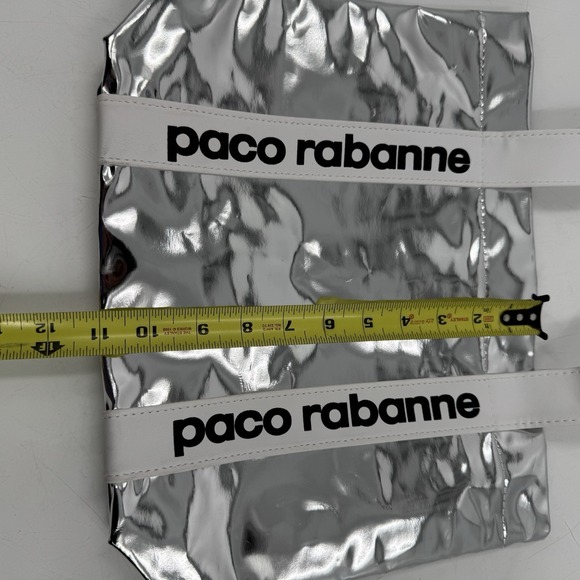 Paco Rabanne Metallic‎ Tote Bag Silver Carbon Neutral X SeaTrees - Picture 3 of 8